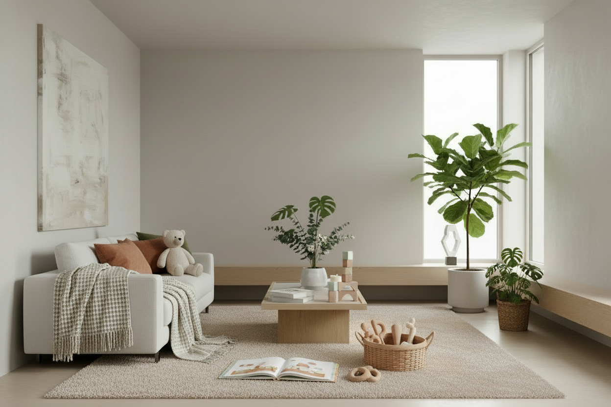 also add a few toys for kids make it captivating